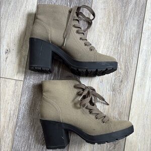 Mix no. 6 canvas lace up boots 6